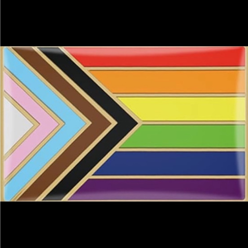 Progressive Pride Pin - Picture 2 of 4